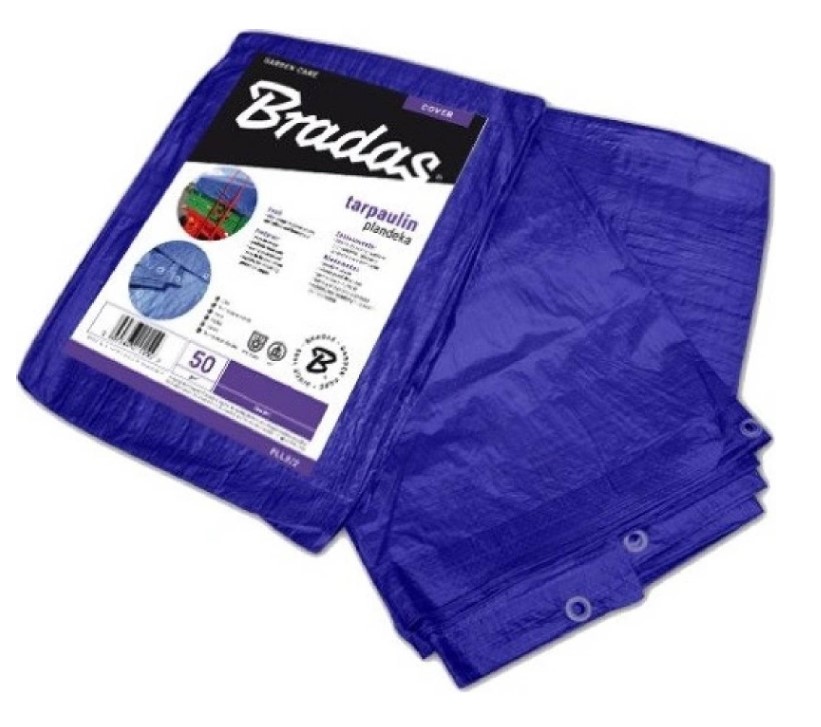 ΜΟΥΣΑΜΑΣ ΑΔΙΑΒΡΟΧΟΣ BRADAS 10Χ10 50ΓΡ/ΤΜ ΜΠΛΕ ΜΕ ΚΡΙΚΟΥΣ ΠΕΡΙΜΕΤΡΙΚΑ  PLL10/10